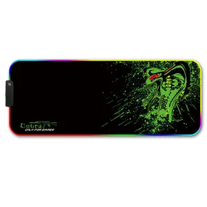 Özel aydınlatma renkli RGB fare pedleri led oyun kaymaz USB aydınlatmalı mouse pad