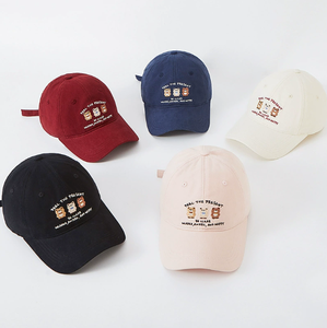 <b>Cute</b> <b>Bear</b> Embroidered Baseball Cap Casual Cotton Sun Hat For Women Daily Outdoor Wear - Product Image 6