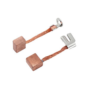 Nouvel ensemble de balais de charbon Alpha-Tron (plastique et métal) pour moteur de démarrage Yamaha XT250 Modèle 312025HH01 (12 pièces = 1 kit) - Product Image 3