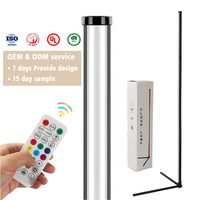 Lampe sur pied LED multicolore moderne à lumière RGB, décoration lumineuse, lampe d'angle intelligente Wi-Fi Tuya, directement de l'usine au Vietnam