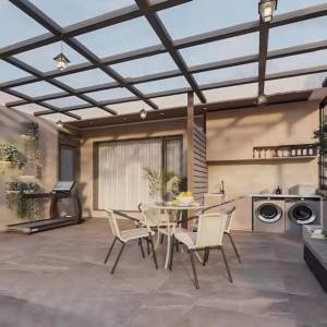 Offre spéciale Sunnyjoy Sunroom anti-corrosion coupe-vent <span class=keywords><strong>et</strong></span> étanche avec verre trempé pour serre extérieure Sunroom - Product Image 2