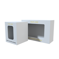 Caja de Embalaje Personalizada de Lujo para Limpiador Facial Rosa con Logotipo Estampado en Plata, Caja de Embalaje para Esmalte de Uñas