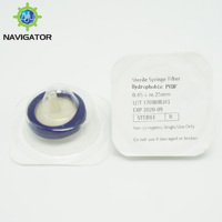 Material de filtro de pretratamiento de muestras de sistema de agua de suministros de laboratorio de Nailon/PTEE/PVDF