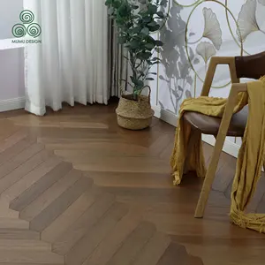 MUMU – plancher de salle à manger en contreplaqué de luxe en bois de cerisier brésilien massif Composite en bois européen