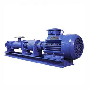 Bomba de tornillo excéntrico monoelíptica tipo G con rotor helicoidal y estator, bomba de tornillo único para transferencia de lodos, suspensos y hormigón - Product Image 2