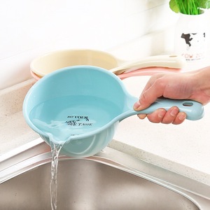 Candy-Colored Plastic Water Ladle With Long Handle For Kitchen And Bath Use Child Safe Food Grade Spoon - Product Image 1