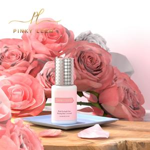 Pinky Leem Waterproof Eyelash <b>Glue</b> 1s Sensitive Pink Eyelash Extension <b>Glue</b> <b>Individual</b> <b>Lash</b> Adhesive <b>for</b> Pink Bottle - Product Image 3