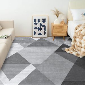 Tapis moderne <span class=keywords><strong>à</strong></span> motif abstrait de style géométrique Tapis doux et antidérapant lavable en <span class=keywords><strong>machine</strong></span> pour le salon et la chambre <span class=keywords><strong>à</strong></span> coucher Tapis moderne lavable - Product Image 2