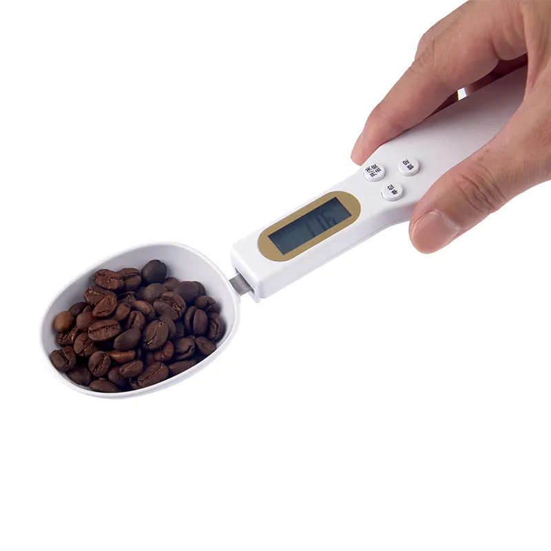 Weight Measuring Coffee Food Scale Plastic Electronic Kitchen Scale Spoon Portable ICD Display Digital Kitchen Scale
