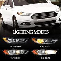 Proyector de estilo OE de fábrica, conjunto de faros delanteros, lado derecho del pasajero para Ford Fusion 2013 2014 2015 2016
