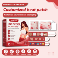 Patch menstruel hydrocolloïde chauffant aux herbes, best-seller |   100% Naturel Pur |   Soulagement des crampes et des douleurs abdominales |   OEM/ODM Marque privée