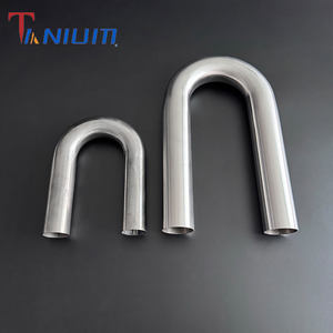 Tuyau courbé universel en titane de 1,2 mm d'épaisseur, personnalisable, pour véhicule/moto - Product Image 5