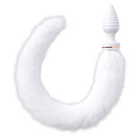 SM Backstory Plug anal en métal avec queue de renard, dilatateur vibrant et contrôle par application, durable, pour le sexe anal