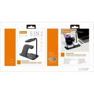 Station de recharge sans fil 5 en 1, design pliable pour téléphone et montre - Product Image 1