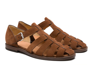 Productos en Tendencia 2025 Sandalias de Verano para Hombre Zapatos Planos de Cuero Transpirable Estilo <span class=keywords><strong>Casual</strong></span> para Caminar al Aire Libre - Product Image 6