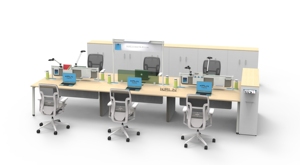 <span class=keywords><strong>Bureau</strong></span> de direction moderne de luxe KALN, <span class=keywords><strong>bois</strong></span> de niveau E0, épaisseur 25 mm, pieds en métal, garantie 6 ans, prix d'usine, poste de travail ouvert extensible - Product Image 2