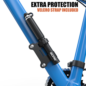 BOMB <b>Portable</b> 150 PSI High Pressure Mini Bike Hand Pump with Presta Schrader Valve Mini Bicycle Pump with Hose Pocket - Product Image 2
