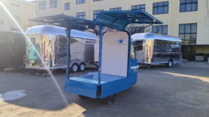 <span class=keywords><strong>Remolque</strong></span> de Comida Piaggio Ape de Grado Comercial con Mezcladora de Masa, Certificado CE, para Frappés y Carritos de Hot Dogs - Product Image 2