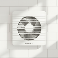 Ventilateur extracteur silencieux pour chambre à coucher, salle de bain, 6 pouces, 5W, montage sur fenêtre, moteur 100% cuivre, bruit de 39 dB(A)