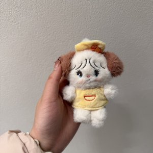 MK085 Venta al por mayor Kawaii Mikko Colgante de peluche de 10-12cm, Lindos llaveros de peluche pequeños de gato, conejo y pato para bolsos - Product Image 4