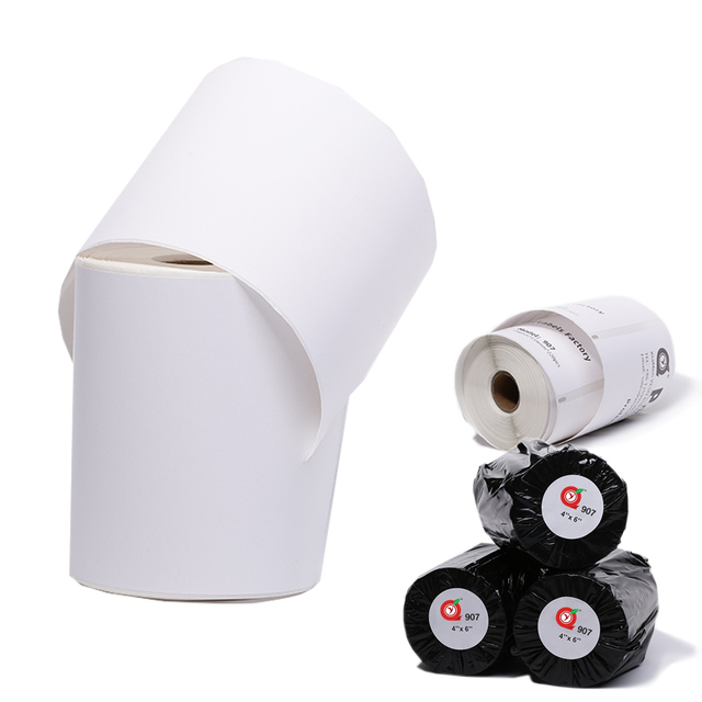Custom Compatible Best Deals Dymo 4907 Tag Printers Bulk Thermal Sticker 4Xl Waterproof Shipping Labels White 104X159mm 220pcs