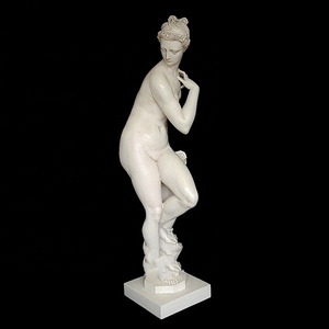 Estatua de <span class=keywords><strong>Venus</strong></span> de Bolonia, Mármol Blanco Puro, Denso, Suave, Pulido, Tratamiento Impermeable para Exteriores, para Jardines y Patios de Villas, Estilo Europeo - Product Image 3