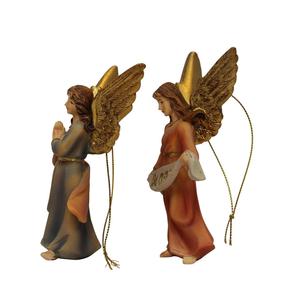 ตุ๊กตานางฟ้าการประสูติ2ชิ้นสำหรับรูปปั้นขนาด10-11ซม. ตกแต่งคริสต์มาสและของเล่น-9006935219487 - Product Image 3