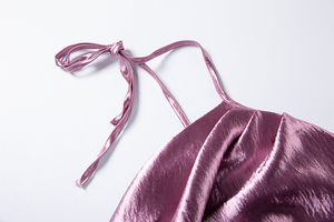 Nuevo personalizado sólido colores tapa del tanque de verano Irregular Tops correa de espagueti Top Halter para las mujeres - Product Image 5