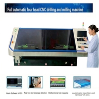 Machine de fraisage et de découpe CNC 4 axes pour PCB et fibre de carbone, équipement de perçage et de fraisage pour la fabrication de PCB et la découpe de fibre de carbone