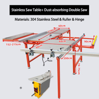 Scie à bois pliable portable de haute qualité, multifonctionnelle, pour le sciage des bords, le collage et le fraisage, idéale pour la table de travail du bois