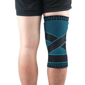 Genouillère de sport, soutien de compression, tricotée, anti-collision, manchon de jambe pour l'extérieur, fitness, squat, basketball, protection - Product Image 5