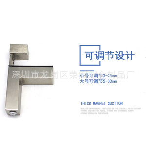Pince de fixation de type F en alliage de zinc brossé, moderne et simple, pour étagères de présentation scientifique de Suzhou, pour supports en verre et bois de meuble - Product Image 4