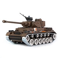 Almanya Panzer IV savaş tankı 1:18 ölçek Metal PRO sürüm tankı modeli 2.4Ghz savaş RC tankları çekim PP & su mermisi hobi hediye