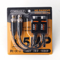 Accessoires CCTV les plus vendus de Cantell, Balun vidéo passif à bornes à vis AHD HD-CVI TVI CVBS 5MP en PVC pour projecteur et moniteur