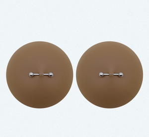 Nippelabdeckungen mit <span class=keywords><strong>Piercing</strong></span>-Effekt, sexy selbstklebende Silikon-Nippelabdeckungen, wiederverwendbar, für Frauen, künstliche Nippel mit <span class=keywords><strong>Piercing</strong></span>-Effekt - Product Image 3