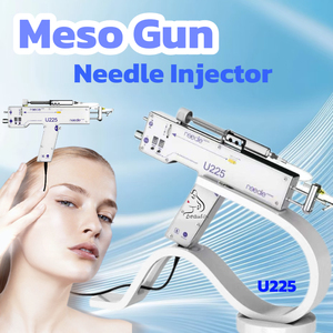 Portable Hair Facial Scalp Mesogun Vibrator prp Injector U225 PRP Mesotherapy Gun Needle Free Skin Rejuvenation Mesogun <b>Machine</b> - Product Image 1