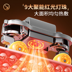 เครื่องนวดคอ AUX แบบชาร์จ USB พร้อมระบบเสียงพูด สำหรับนวดคอ บ่า หลัง - Product Image 4