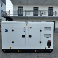 Generador Diésel Silencioso Ricardo de 20kW 25kVA, Monofásico y Trifásico, 220V 380V, Arranque Automático ATS, Refrigerado por Agua, para Hogar, Pequeñas Empresas, Generador de Reserva