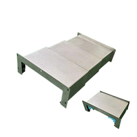 Protection de sécurité en acier pour blocs de guidage de machines-outils CNC, résistant à l'infiltration de liquide de refroidissement et à la rouille, sur mesure, couleur argent, marque Kwlid