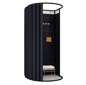 Vestidor de vestuario emergente portátil móvil/estante de exhibición sala de montaje portátil <span class=keywords><strong>para</strong></span> ropa - Product Image 3