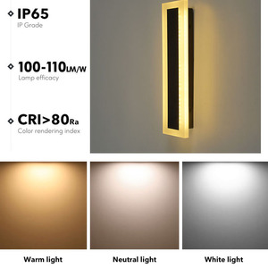 Modern otel dış açık su geçirmez Ip65 6W duvar lambası manyetik monte merdiven lüks lineer Led aplikleri duvar gece lambası - Product Image 2