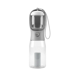 Portable Pet Water Bottle Foldable Outdoor Dispenser for Dogs Cats Large Capacity Refillable Detachable Design Gray/<b>Pink</b>/Blue - Product Image 3