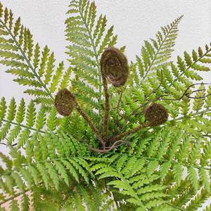 Arbustos de helecho persa artificial Plantas de imitación Hojas verdes Ramas Plantas artificiales para la decoración - Product Image 4