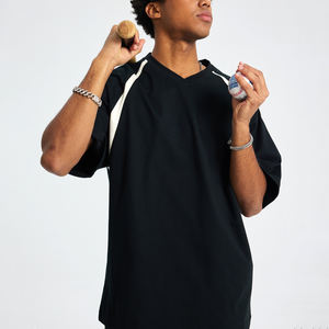 T-shirt pour homme personnalisé avec logo surdimensionné, streetwear, sport, vintage, blanc, à séchage rapide, respirant - Product Image 3