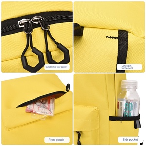 Tùy Chỉnh Trẻ Em Của Sinh Viên Ba Lô Dây Kéo Polyester Trường Tiểu Học Túi Logo In Đào Tạo Tổ chức - Product Image 3