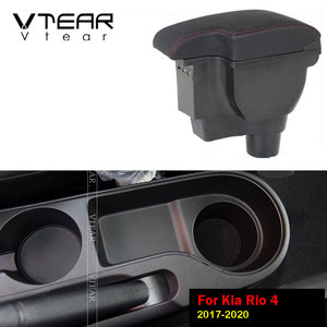 Reposabrazos Vtear para <span class=keywords><strong>KIA</strong></span> <span class=keywords><strong>RIO</strong></span> 3 4 K2 <span class=keywords><strong>Rio</strong></span> X-line, Consola Central <span class=keywords><strong>Interior</strong></span>, Caja de Almacenamiento, Reposabrazos, Accesorios de Decoración para Automóviles - Product Image 6