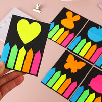 Notes autocollantes personnalisées découpées taille A5 autocollants de cadeaux d'affaires imprimés avec index coller couverture papier bloc-notes avec espace pour les notes