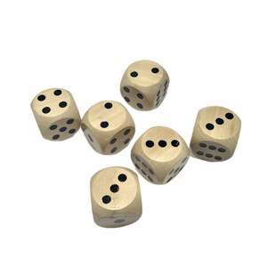 Dados de Madera de Alta Calidad con Esquinas Redondeadas para <span class=keywords><strong>Juegos</strong></span> de Beber, Marca YuMu, Duraderos, 7 Piezas, para Adultos - Product Image 3