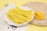 OEM/ODM Caramelo masticable de regaliz ácido con relleno sabor mango, barra de gomitas, caramelo de gomitas de regaliz ácido
