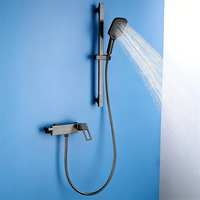 Système de robinetterie mural intelligent en acier inoxydable avec capteur tactile, barre de douche relevable moderne 22X08, vente chaude en Chine